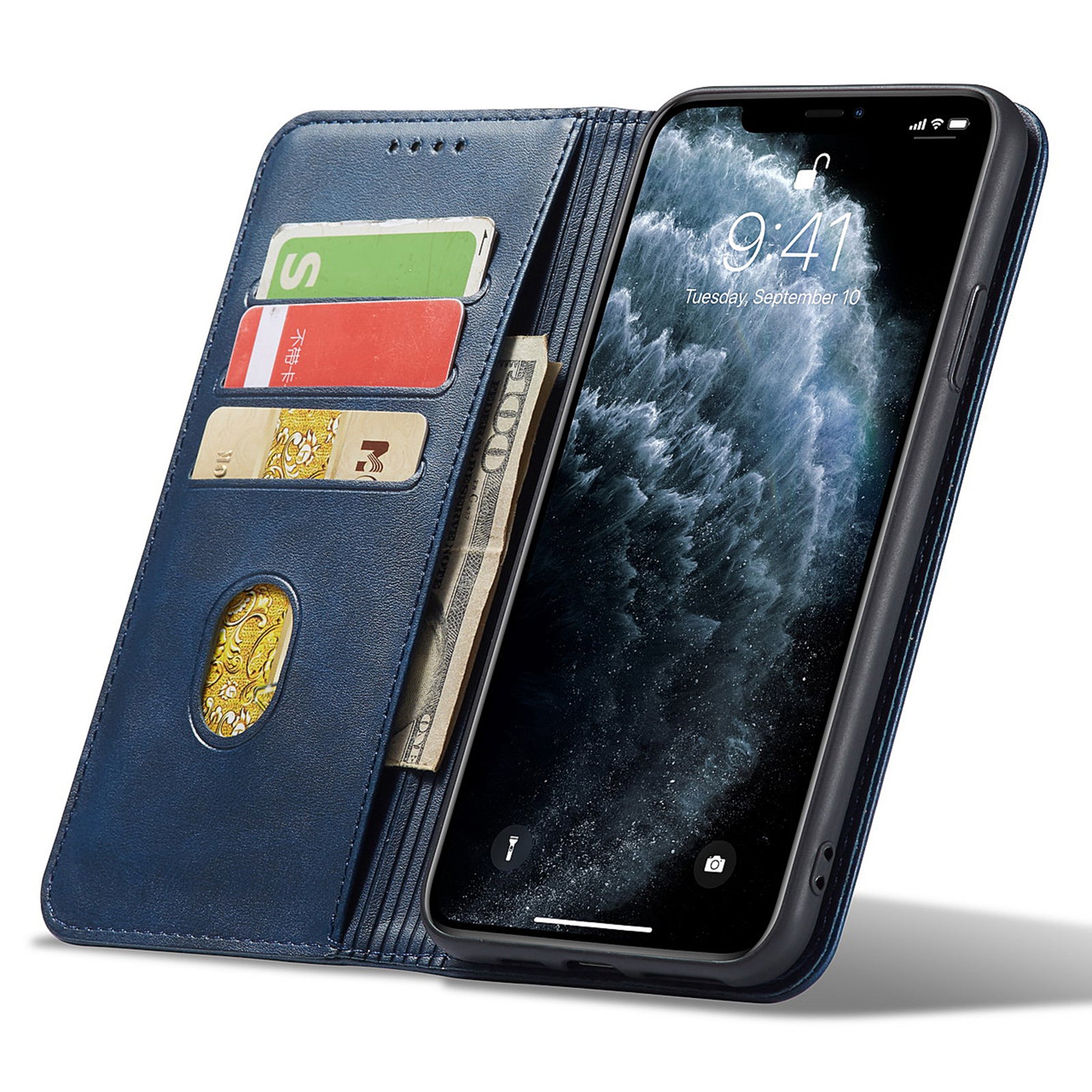For iPhone 11 Pro 5.8 inch Phone Stand Case Business Style Calf Texture Wallet Magnetic Leather Phone Cover For iPhone 11 Pro 5.8 inch Phone Stand Case Business Style Calf Texture Wallet Magnetic Leather Phone Cover